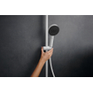 HansgrohePulsify Puro1jet showerpipe ecosmart 260 thermostatisch 3jet handdouche en doucheslang 160cm mat wit SW1151840