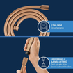 GROHE Silverflex Flexible de douche - 175cm - lisse - warm sunset SW98830