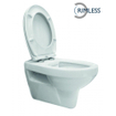 Xellanz Trevi cuvette murale rimless avec abattant WC Ultimo 3.0 softclose et quick release blanc brillant SW72904