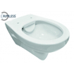 Xellanz Trevi WC suspendu à fond creux Rimless blanc SW72905