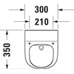 Duravit Me by starck urinoir wit-mat wit SW297054