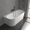 Villeroy & Boch Dawn Robinet de baignoire monocommande - mélangeur - noir mat SW974050