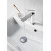 Crosswater Pier robinet de lavabo 12.2cm avec bec 10cm blanc SW63980