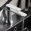 Crosswater Pier Mitigeur de lavabo 13,5 cm avec bec 12,5 cm chrome SW31328
