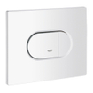 GROHE Arena Cosmopolitan plaque de commande WC horizontale blanche 0729245