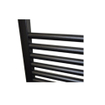 Sanicare Radiateur Électrique - 111.8x60cm - 730W - design - thermostat - noir - en bas à gauche - noir mat SW890909