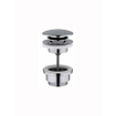 Hotbath Mate clickplug met schroef rond chroom SW12943