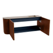 Mondiaz JOYA-DLUX 101.6cm toiletmeubel - ronding links kleur Ruby - Wastafel FAYE positie Rechts 1 kraangat kleur Arena. SW1425319