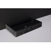 Forzalaqua Taranto lavabo 50x30x8cm Rectangulaire 1 trou de robinet Pierre naturelle Granit adouci & taillé SW230841