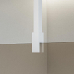 FortiFura Galeria Douche à l'italienne - 120x200cm - Fumé - Bras plafond - Blanc mat SW957409