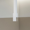 Fortifura Galeria Douche à l'italienne - 120x200cm - Fumé - Bras plafond - Blanc mat SW957409