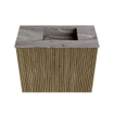 Mondiaz JOYA-DLUX 50cm toiletmeubel - kleur Dusk - Wastafel FAYE positie Rechts Zonder kraangat kleur Sombra. SW1426121