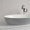 Villeroy & Boch Artis vasque à poser - ovale 61x41x12.5cm - sans trou de robinetterie sans trop-plein french linen SW68831