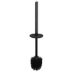 Geesa Shift Brosse de toilette avec support Métal noir brossé (couvercle et brosse noirs) SW641520