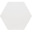 Ceralto Formo Loft Carrelage mural hexagone 15x17cm 8mm pâte blanche Blanco SW360896