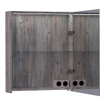 BRAUER Dual spiegelkast 60x70x15cm met 1 rechtsdraaiende spiegeldeur MFC Grey Canyon SW499537