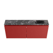 MONDIAZ TURE-DLUX Meuble WC 120 cm Fire. EDEN lavabo Lava position droite. Sans trou de robinet. SW1103788