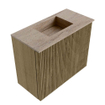 Mondiaz JOYA-DLUX 50cm toiletmeubel - kleur Dusk - Wastafel FAYE positie Midden Zonder kraangat kleur Saba. SW1426041