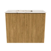 Mondiaz JOYA-DLUX Meuble de salle de bains 50cm - couleur Oak - Vasque FAYE position Gauche 1 trou de robinet couleur Nata. SW1423997