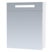 Saniclass 2.0 Spiegelkast - 60x70x15cm - verlichting geintegreerd - 1 linksdraaiende spiegeldeur - MDF - hoogglans wit SW6559
