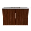 Mondiaz JOYA-DLUX Meuble de toilette 60cm - couleur Ruby - Lavabo FAYE position Milieu Sans trou de robinet couleur Sombra. SW1425651