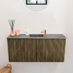 Mondiaz JOYA-DLUX 90cm toiletmeubel - kleur Dusk - Wastafel FAYE positie Midden 1 kraangat kleur Sombra. SW1426137