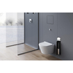 Looox Porte-papier toilette 14.5x61x14cm Noir mat SW519737