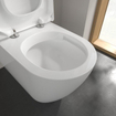 Villeroy & Boch Subway 2.0 cuvette pour WC à réservoir apparent à poser à chasse directe PK DirectFlush sans réservoir blanc 1025189