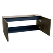 Mondiaz JOYA-DLUX 100cm toiletmeubel - kleur Shadow - Wastafel FAYE positie Rechts 1 kraangat kleur Saba. SW1425133