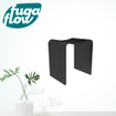 Fugaflow Caria Badkamerkrukje - 40x30x43cm - solid surface - mat zwart - Black Friday - SW1204555