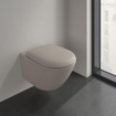 Villeroy & Boch Antao WC suspendu - sans bride de rinçage - TwistFlush - CeramicPlus - Amande mat (beige) SW917947