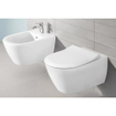 Villeroy en boch directflush ceramicplus set de toilette slimseat avec Réservoir WC et plaque de commande geberit matt black SW720524