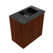Mondiaz JOYA-DLUX 40cm meuble de toilette - couleur Ruby - Vasque FAYE position Droite 1 trou de robinet couleur Lava. SW1423598