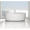 Ideavit Solidharmony baignoire îlot 175x100cm Solid surface blanc mat SW97008