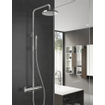 Hotbath Buddy ensemble de douche de tête thermostatique 30cm pomme de douche ronde douchette à main bâton chrome SW18676