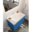 Mondiaz VICA ensemble de meuble de salle de bain - 80cm - meuble sous-vasque jeans - 2 tiroirs - lavabo cloud milieu - 1 trou de robinet - version XL 60cm haut SW1090945