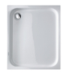 Duravit D-code douchebak 90x75x8,5cm rechthoekig acryl wit 0295838