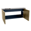 Mondiaz JOYA-DLUX 101.6cm toiletmeubel - ronding rechts kleur Dusk - Wastafel FAYE positie Links 1 kraangat kleur Sombra. SW1426173
