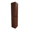 Saniclass Terra Hoge Kast - 170x35x40cm - afgeronde hoeken - 2 deuren - kastanje (walnoot) SW1418393