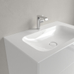 Villeroy & Boch Finion Lavabo pour meuble 80x50cm avec 1 trou pour robinetterie ceramic+ avec trop-plein caché blanc SW106522