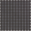La Mosaic Factory London carreau mosaïque - 30x30cm - carrelage mural et de sol - Carré - Porcelaine Noir Mat SW104832