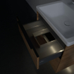 Villeroy & Boch Subway 3.0 Wastafelonderkast - met verlichting - 2 uittrekladen - 572 x 576 x 478 mm - Oak Kansas SW881536