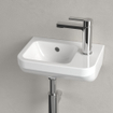 Villeroy & Boch Architectura Lave main avec trou pour robinetterie droite 36x26cm avec trop plein blanc SW68793