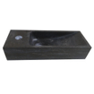 Wiesbaden lave-mains gauche 38x14x8 cm granit adouci SW106126
