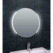 Wiesbaden Round Miroir 60cm avec chauffe miroir et éclairage LED intensité réglable IP44 aluminium SW106361