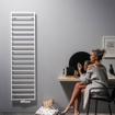 Vasco Bathline BA radiateur design horizontal 1420x500mm 674W (11314 01) raccordement 1188 anthracite (M301) SW86184