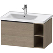 Duravit D-neo Meuble sous vasque 78.4x45.2x44cm 1 tiroir Chêne (terra) mat SW641138