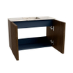 Mondiaz JOYA-DLUX 60cm toiletmeubel - kleur Walnut - Wastafel FAYE positie Midden Zonder kraangat kleur Nata. SW1424476