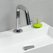 Clou Kaldur kranen chroom fonteinkraan 4.5x15.9cm korte uitloop rechts SW106871