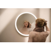 Hansgrohe Xarita Lite S Miroir - 70cm - rond - éclairage led - capteur - blanc mat SW1165146